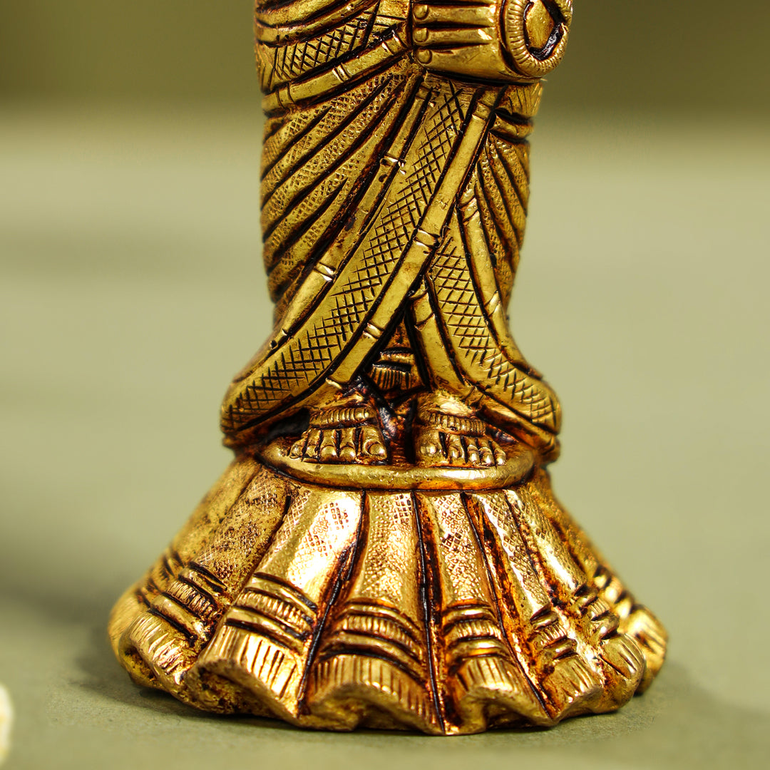 Brass Tirupati Balaji/Venkateshwar Idol Table Top