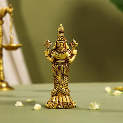Brass Tirupati Balaji/Venkateshwar Idol Table Top