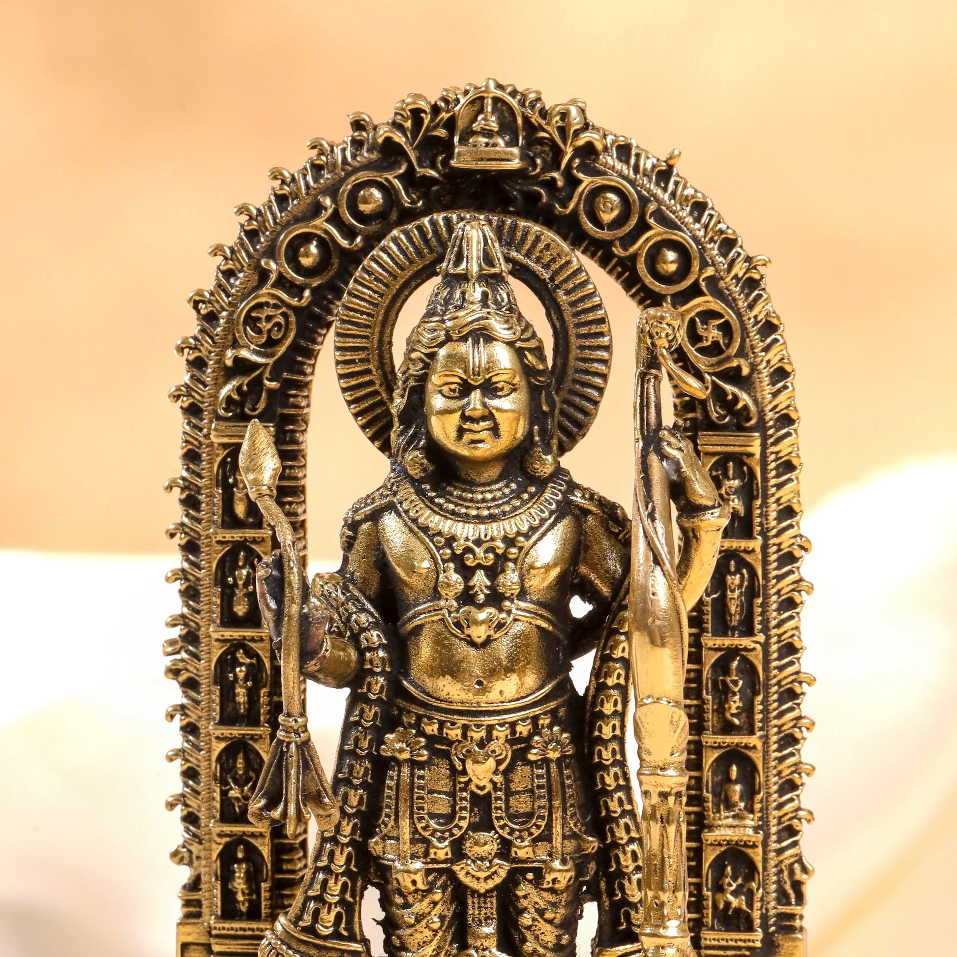 Brass Superfine Lord Ram Idol (6 Inch)