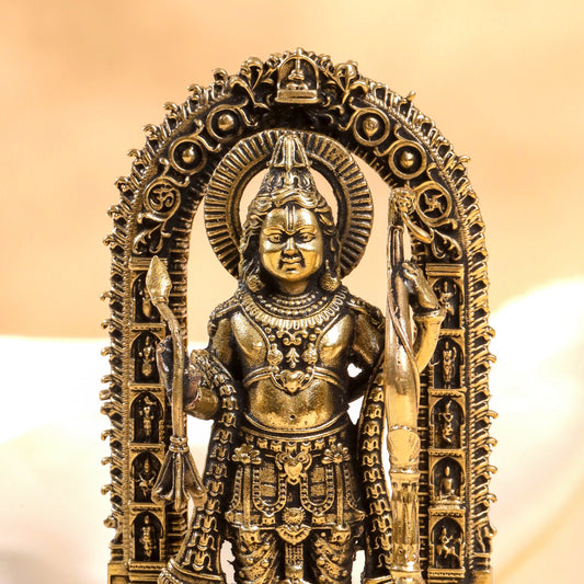 Brass Superfine Lord Ram Idol (6 Inch)
