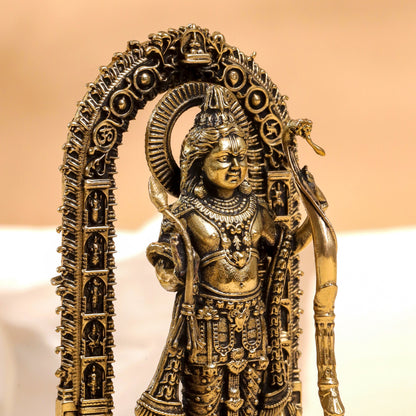 Brass Superfine Lord Ram Idol (6 Inch)