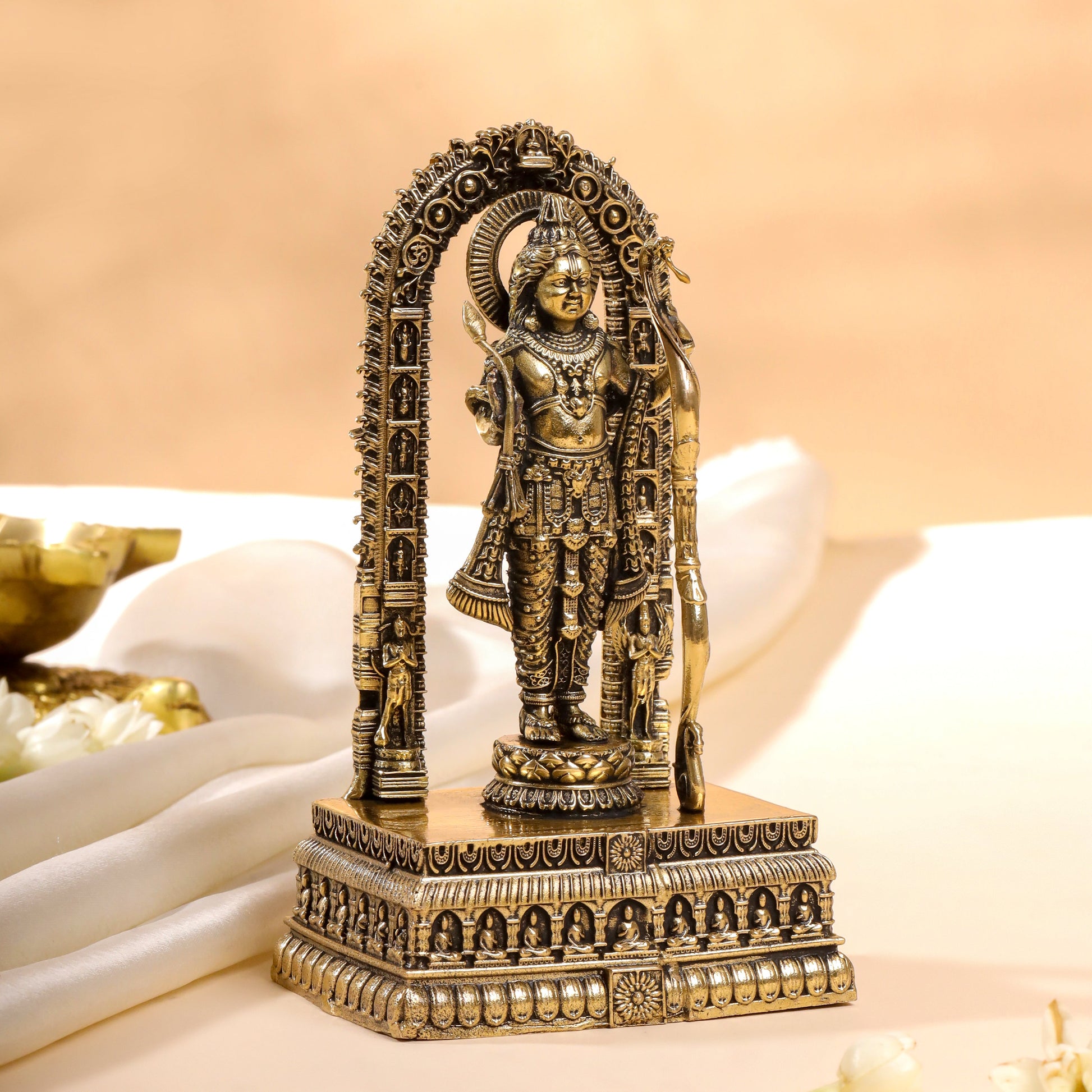 Brass Superfine Lord Ram Idol (6 Inch)