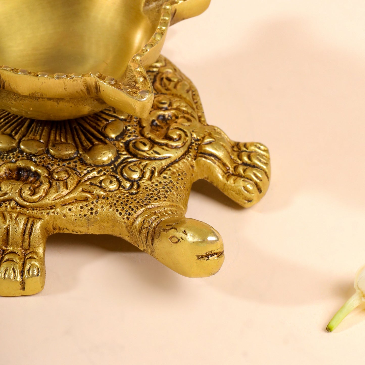 Brass Tortoise Oil Diya (2 Inch)