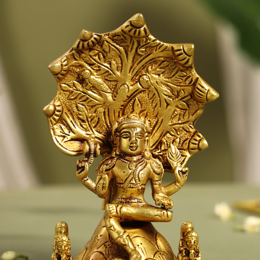 Brass Dakshinamurti Idol (6.5 Inch)