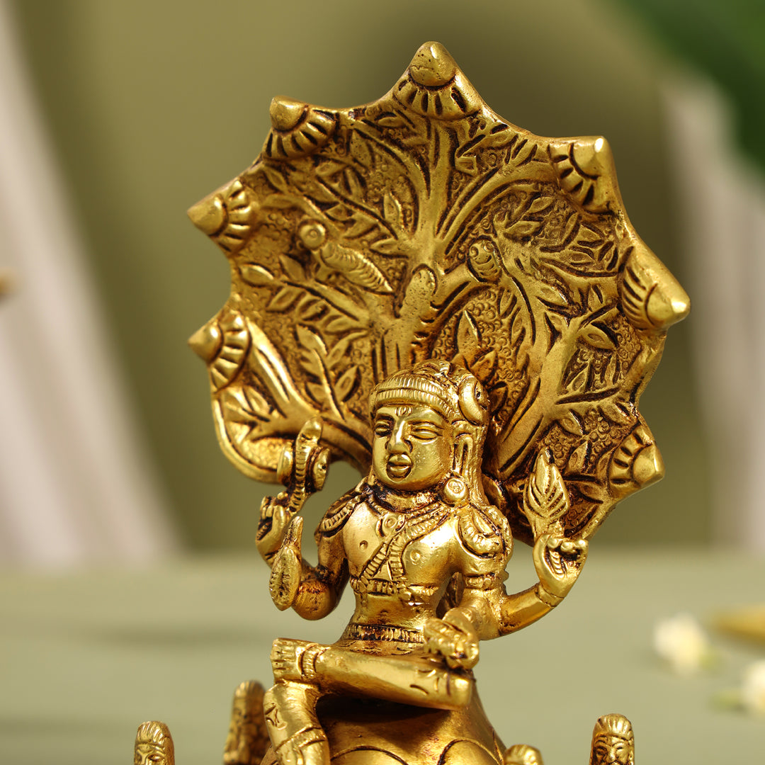 Brass Dakshinamurti Idol (6.5 Inch)