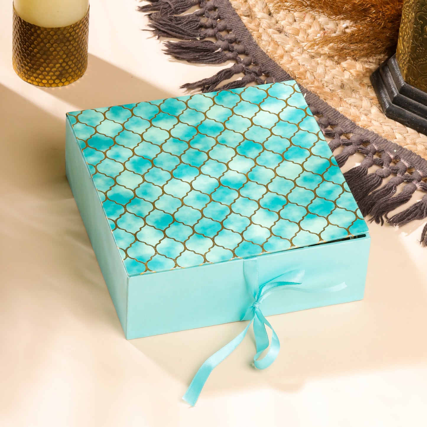 Brass Thali Pooja Gift Hamper