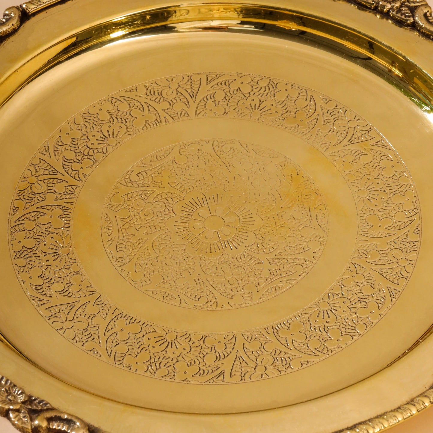 Brass Thali Pooja Gift Hamper