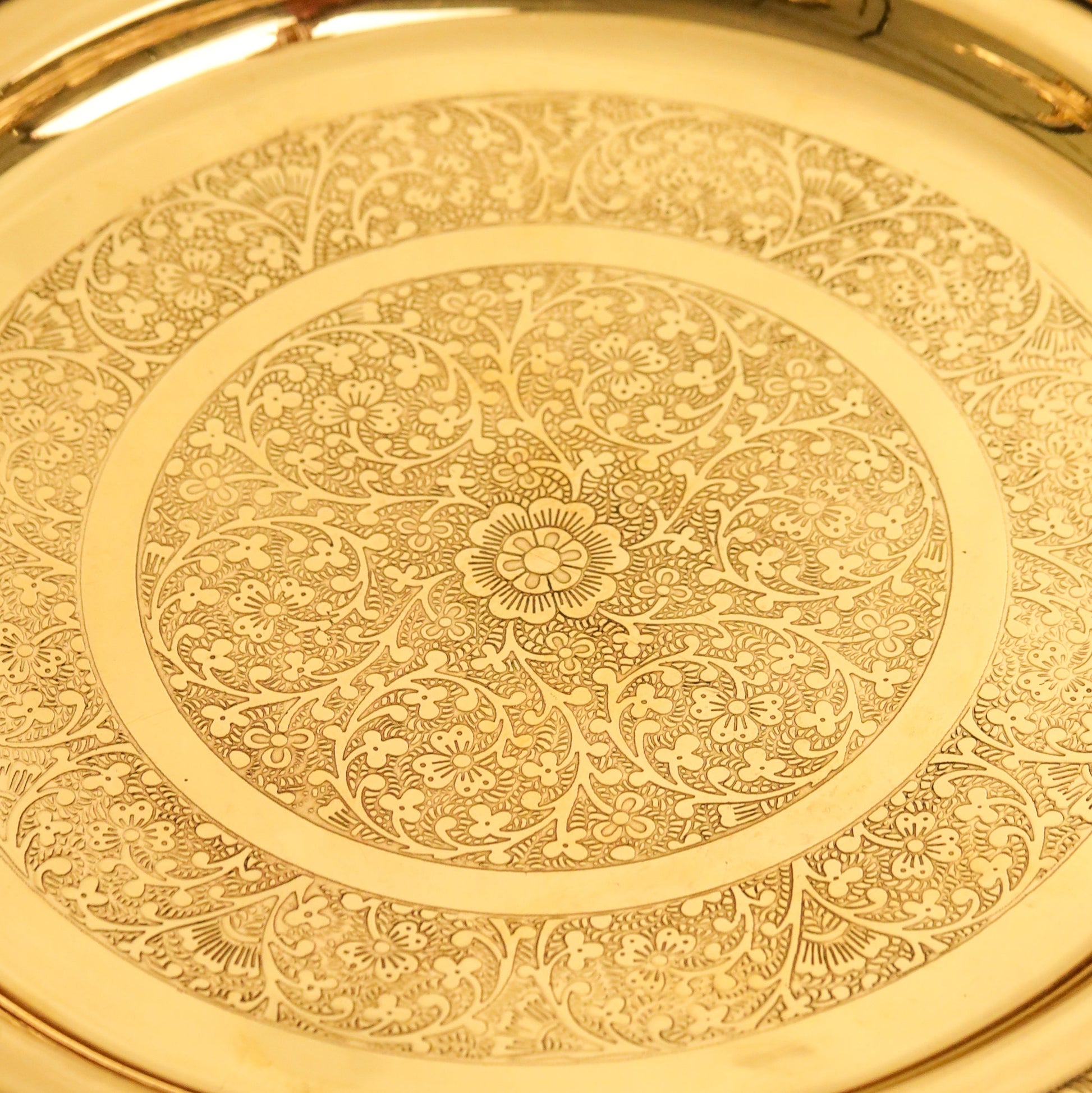 Brass Pooja Thali, Handbell, Agardan & Diya Gift Hamper