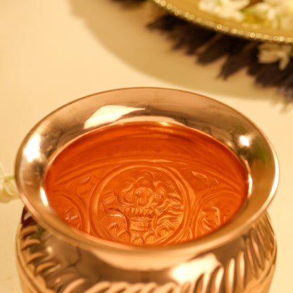 Copper Ashtalakshmi Pooja Kalash