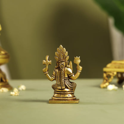 Brass Karumari Amman Idol (3.7 Inch)