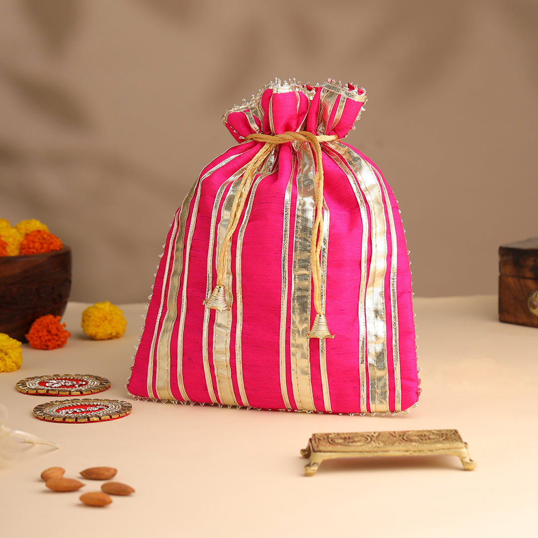Brass Chowki Festive Potli/Hamper