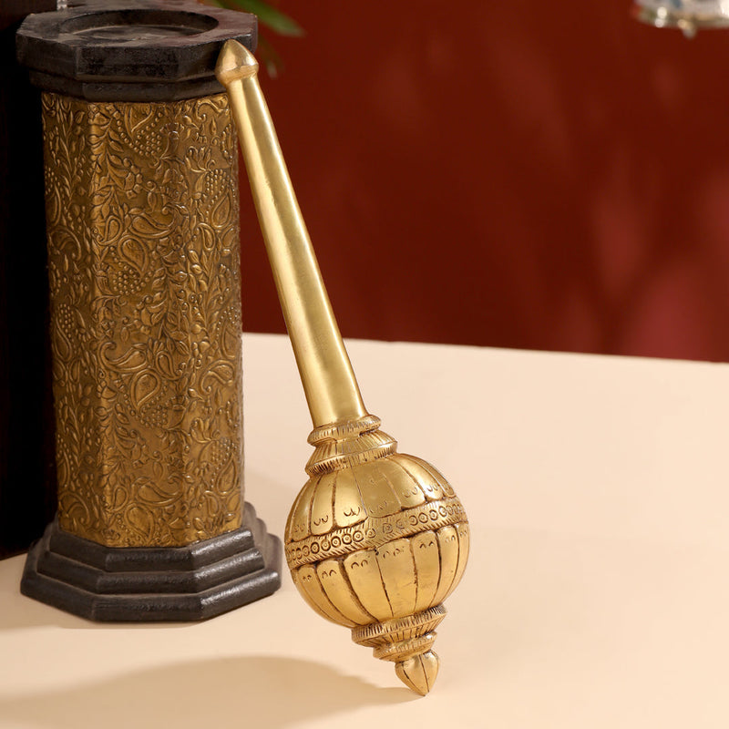 Brass Hanuman Mace/Gada (13.5 Inch)
