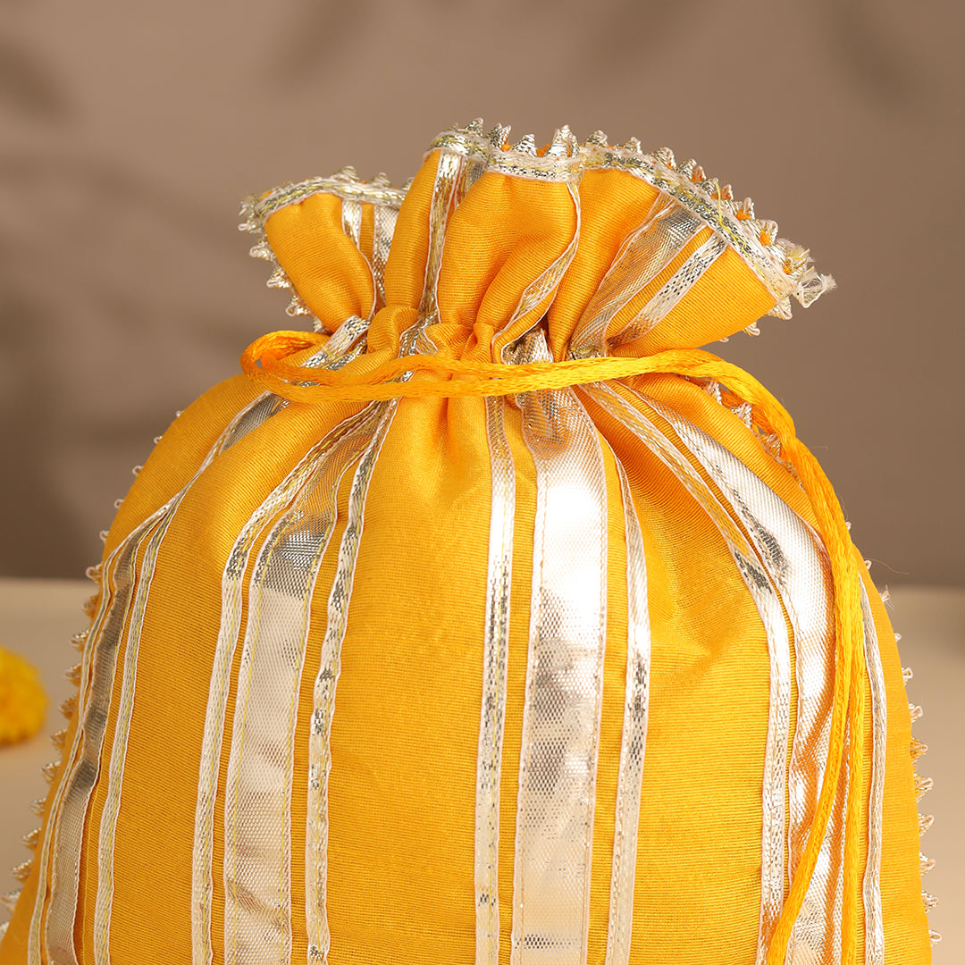 Brass Diya Festive Potli/Hamper