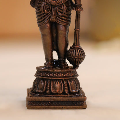 Copper Panchmukhi Hanuman Idol (4.5 Inch)