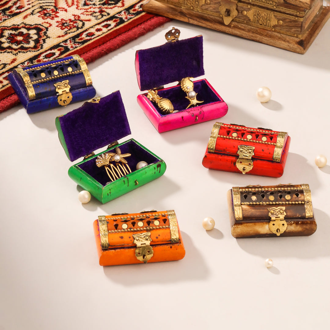 Polka Dots Mini Jewellery Box