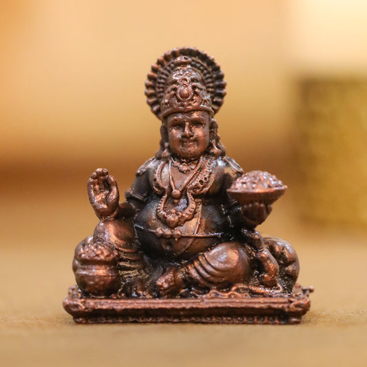 Copper Kuber Maharaj Idol (2 Inch)