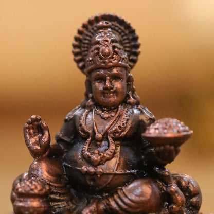 Copper Kuber Maharaj Idol (2 Inch)