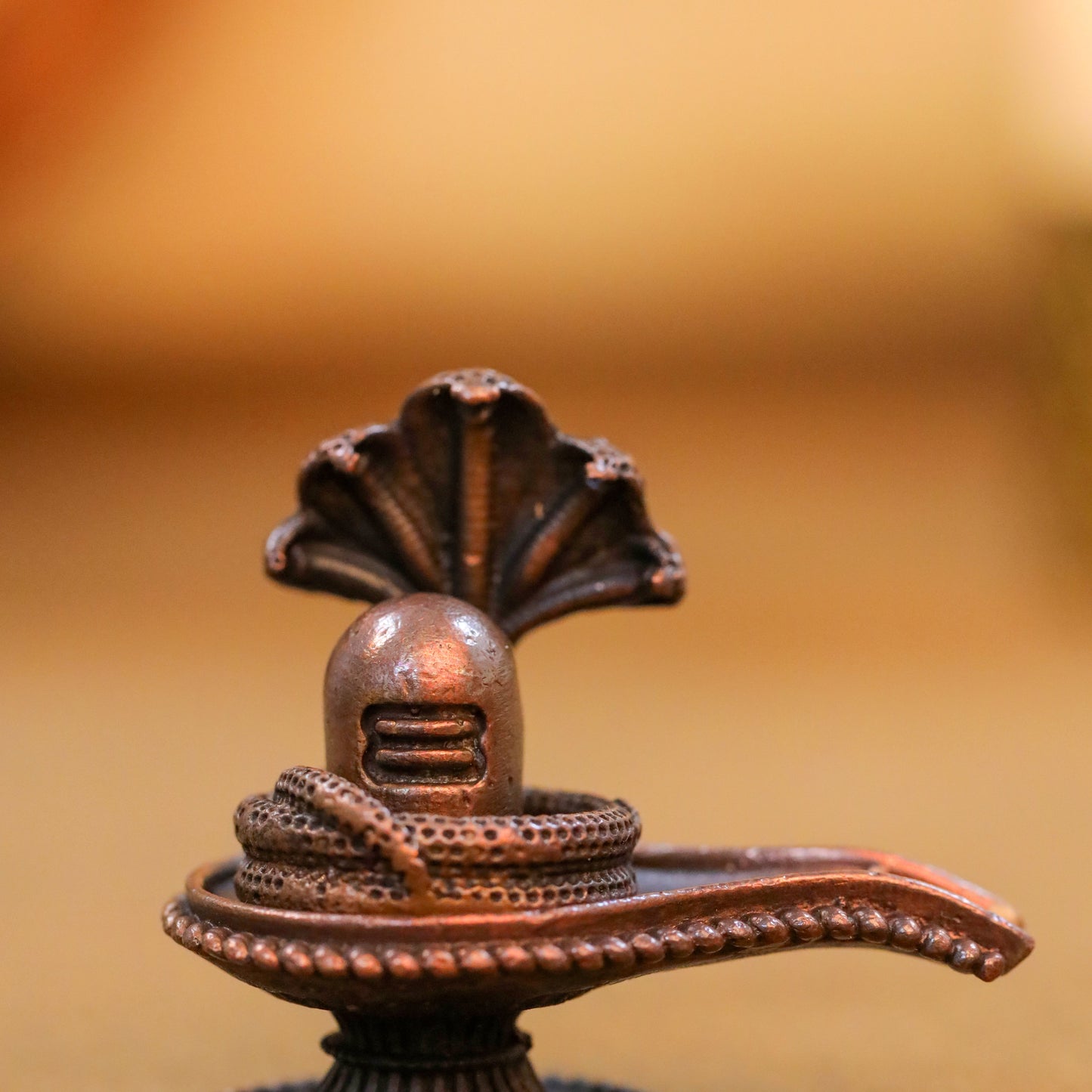 Copper Shivling/Shivlingam Idol (1.8 Inch)