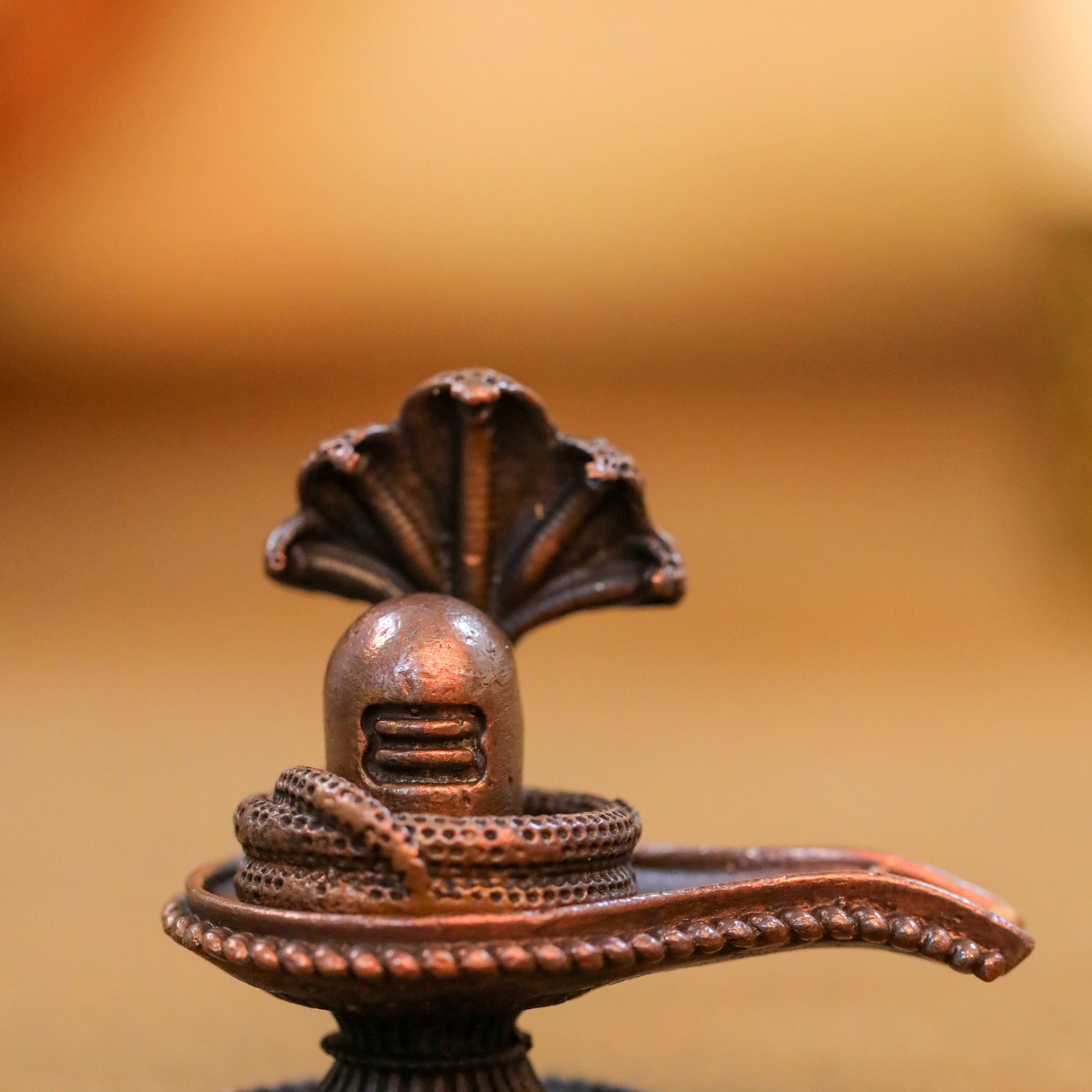 Copper Shivling/Shivlingam Idol (1.8 Inch)