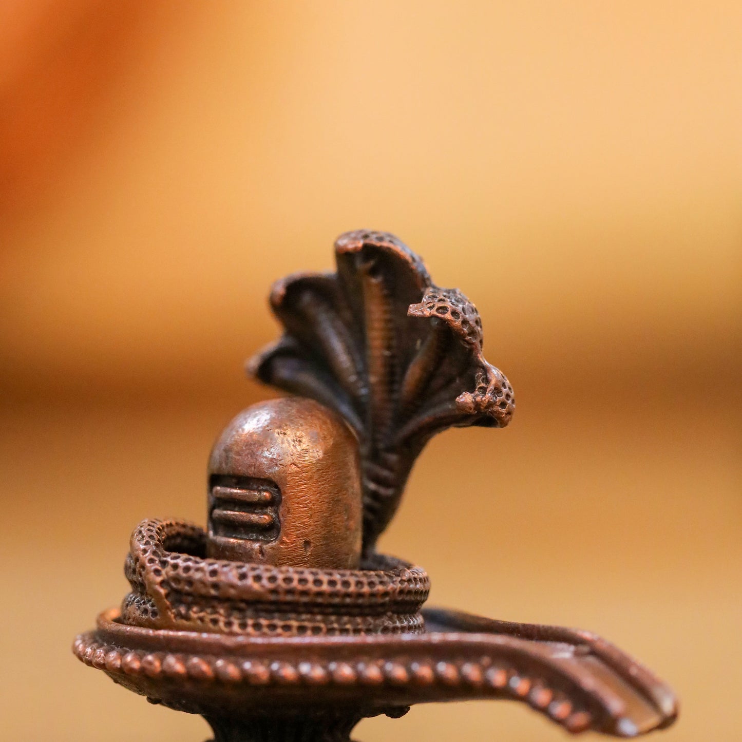 Copper Shivling/Shivlingam Idol (1.8 Inch)