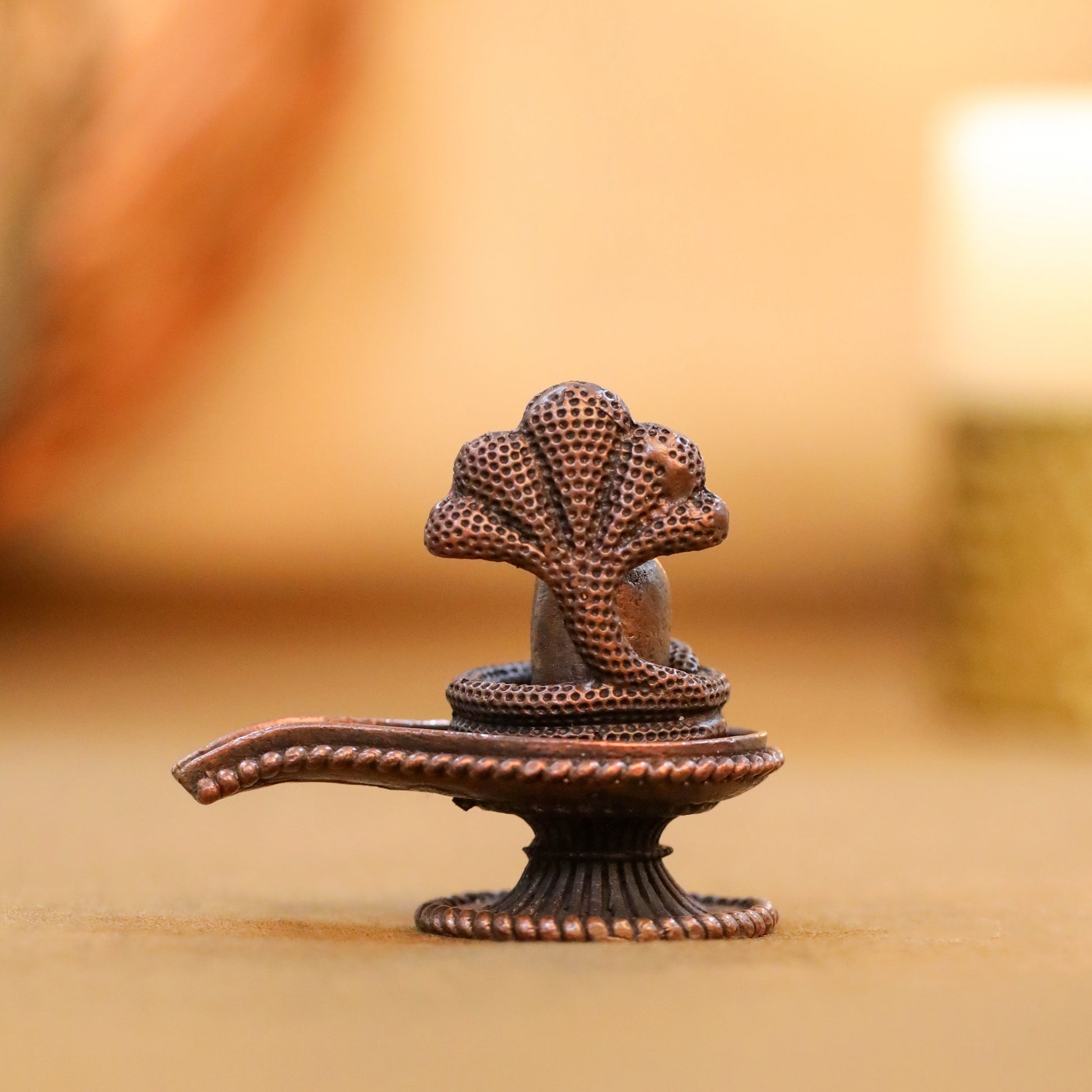 Copper Shivling/Shivlingam Idol (1.8 Inch)