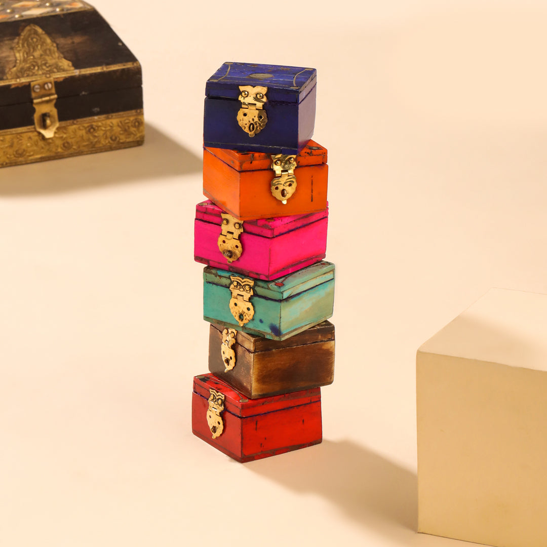 Square Mini Jewellery Box