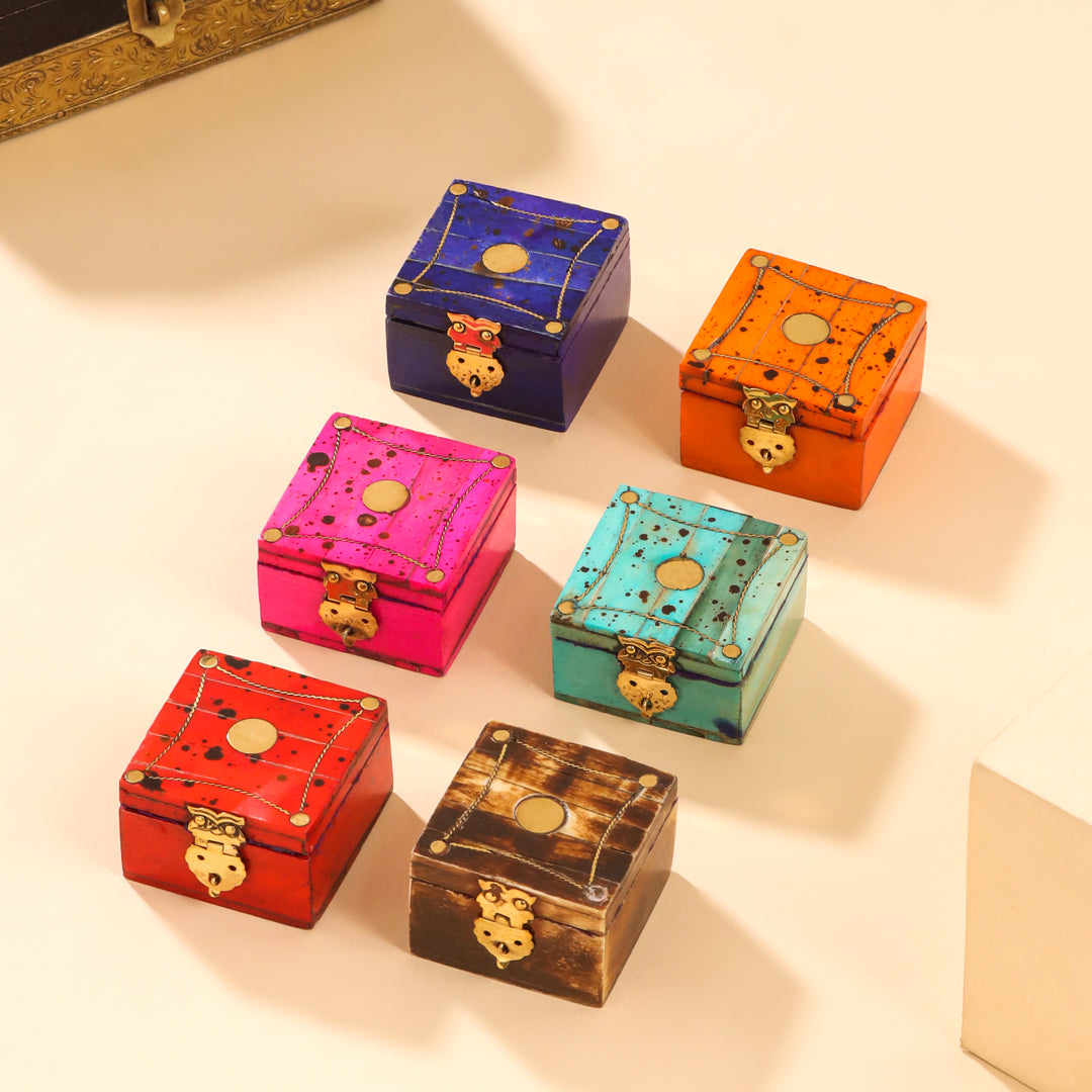 Square Mini Jewellery Box
