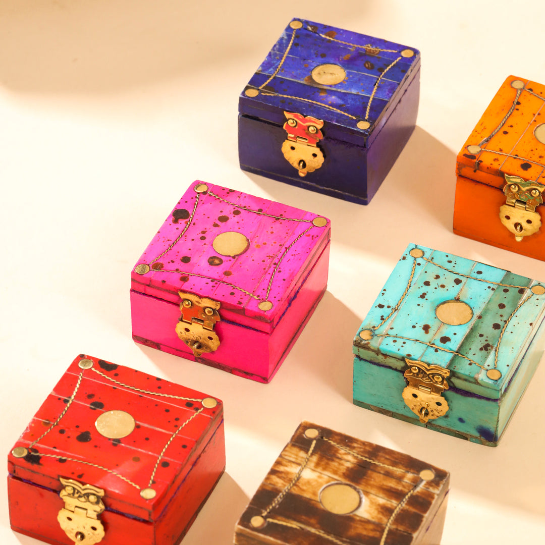 Square Mini Jewellery Box