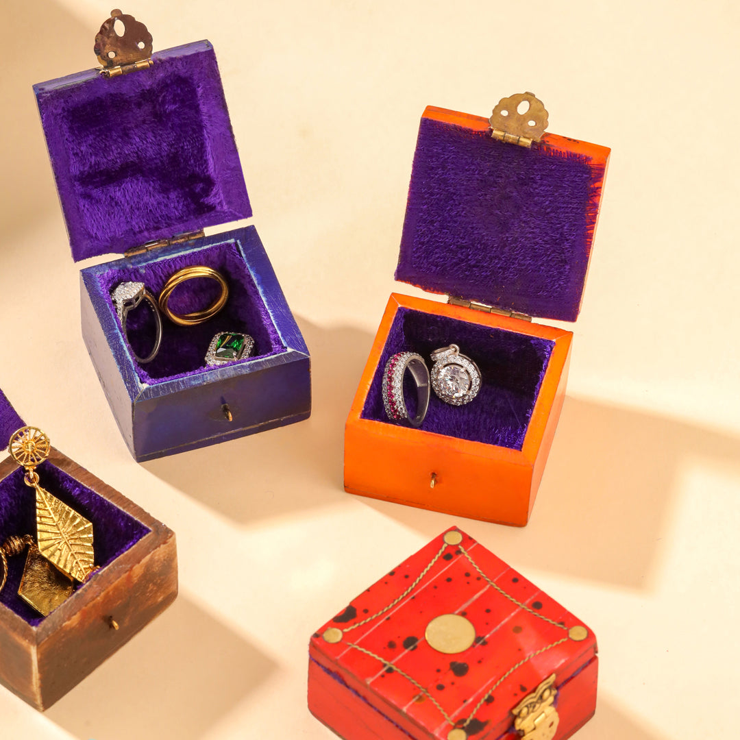 Square Mini Jewellery Box