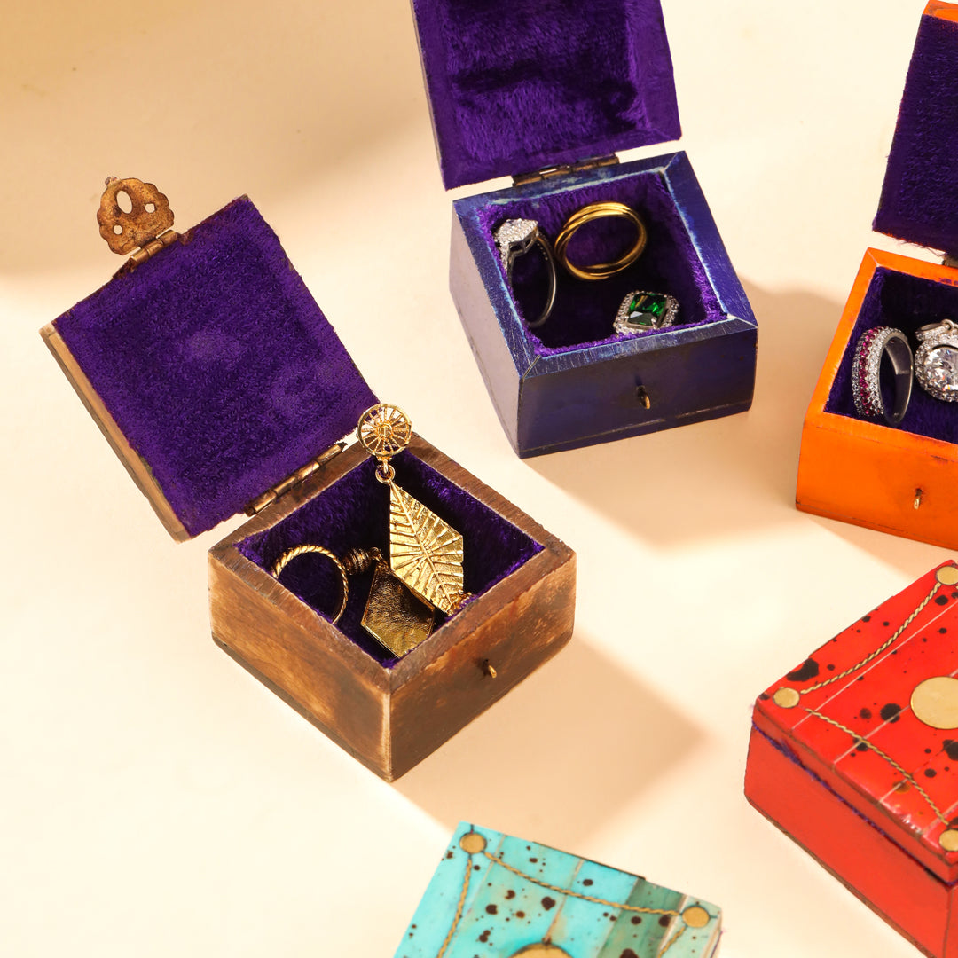 Square Mini Jewellery Box