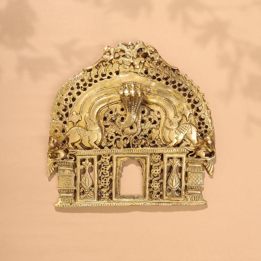 Brass Handcarved Prabhavali Frame