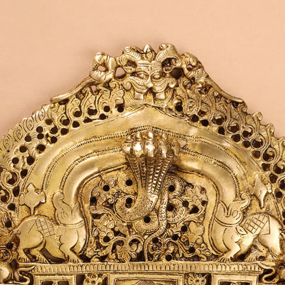Brass Handcarved Prabhavali Frame