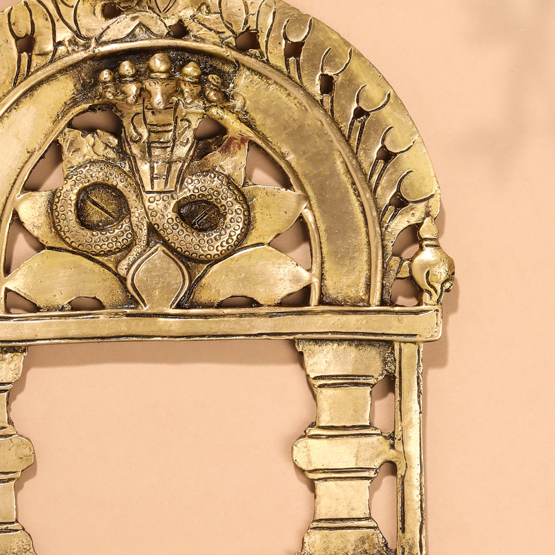 Brass Handcarved Prabhavali Frame