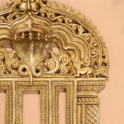 Brass Handcarved Prabhavali Frame