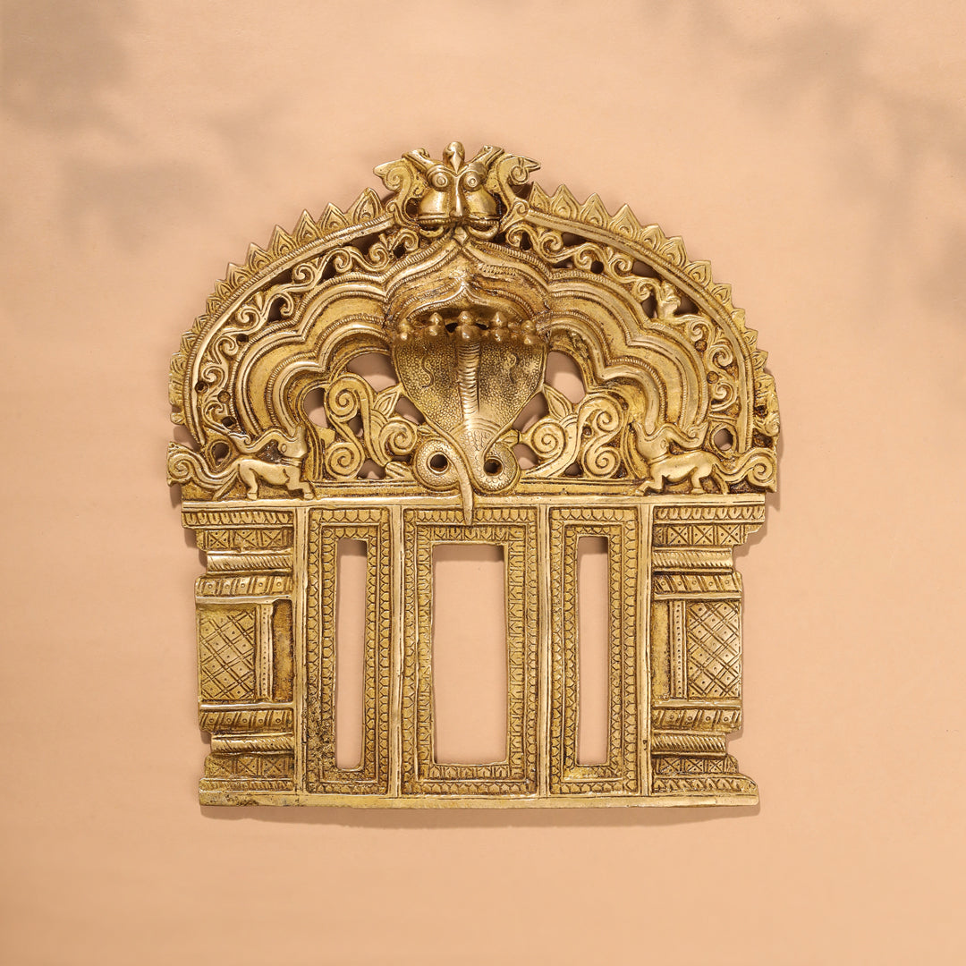 Brass Handcarved Prabhavali Frame