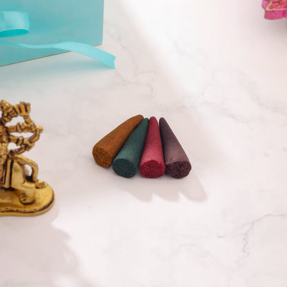 Brass Durga Idol, Charan Paduka Navaratri Pooja Gift Hamper