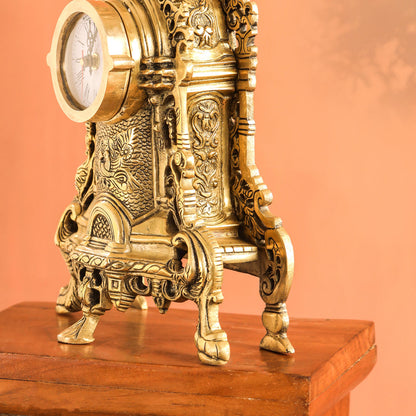 Brass Vintage Table Clock/Watch (14 Inch)