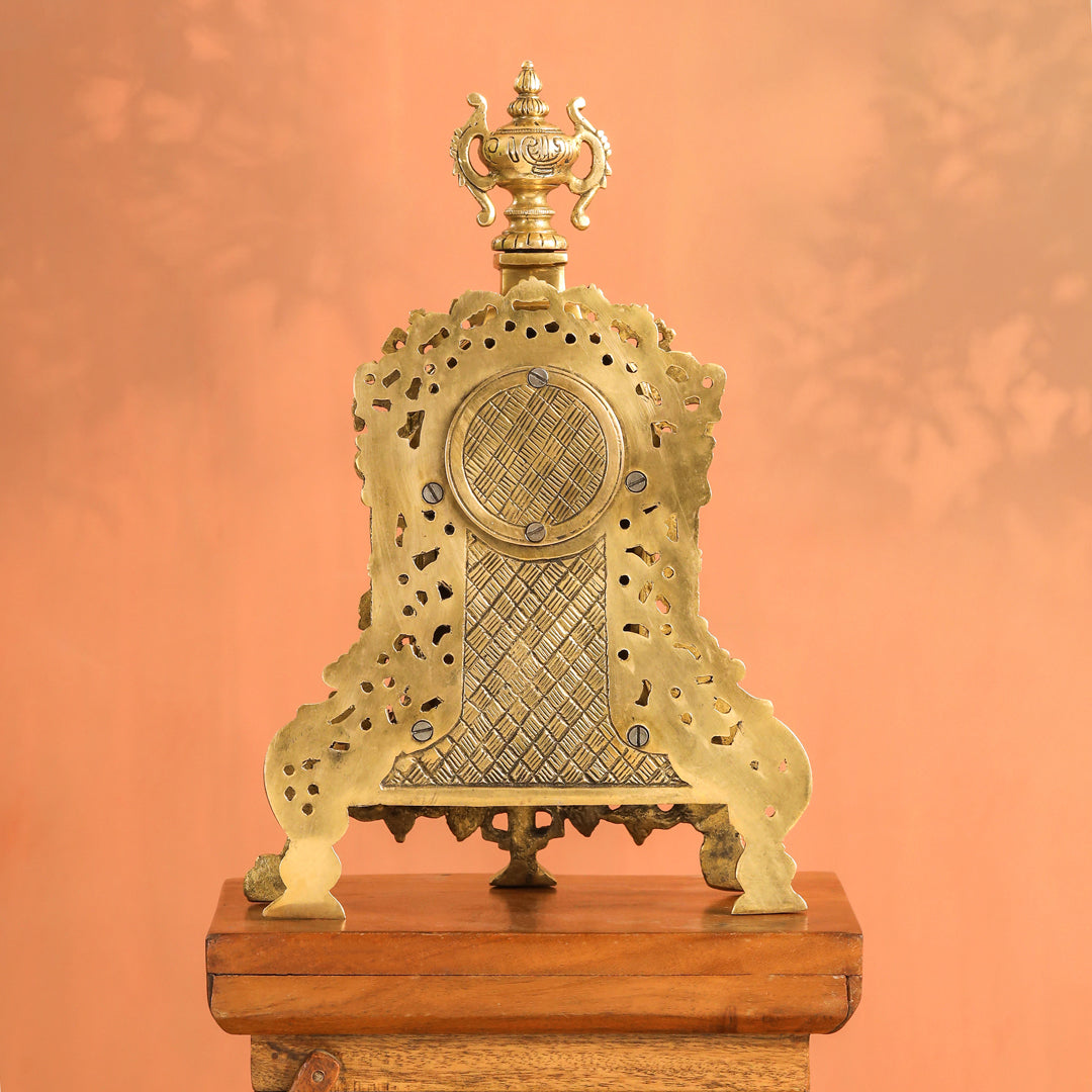 Brass Vintage Table Clock/Watch (14 Inch)