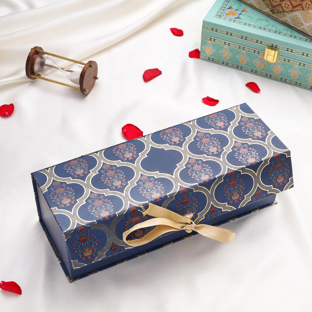 Brass Ashok Stambh , Compass , Clock & Diya Corporate Gift Hamper