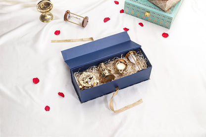 Brass Ashok Stambh , Compass , Clock & Diya Corporate Gift Hamper