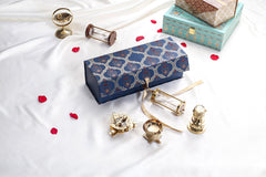 Brass Ashok Stambh , Compass , Clock & Diya Corporate Gift Hamper