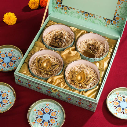 Brass Ganesha Lakshmi Festive Hamper