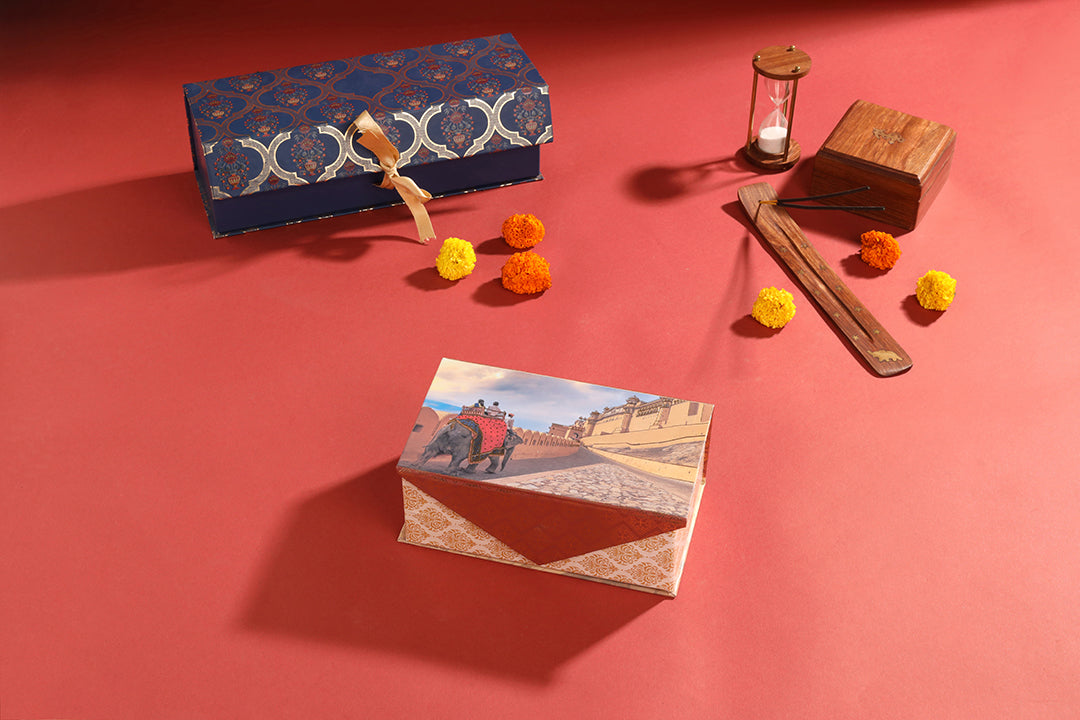 Brass Ganesha Idol & Handbell Corporate/Gift Hamper