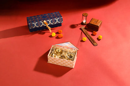 Brass Ganesha Idol & Handbell Corporate/Gift Hamper