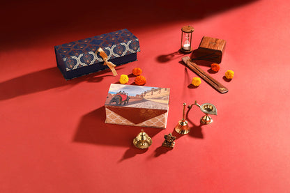 Brass Ganesha Idol & Handbell Corporate/Gift Hamper