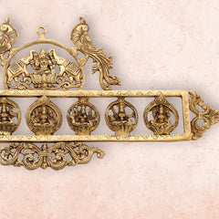 Brass Ashtalakshmi Wall hanging  (12 Inch)