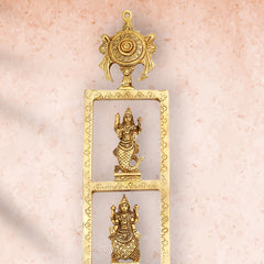 Brass Dashavatara / Vishnu Avatar Wall Hanging Set
