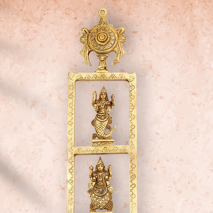 Brass Dashavatara / Vishnu Avatar Wall Hanging Set