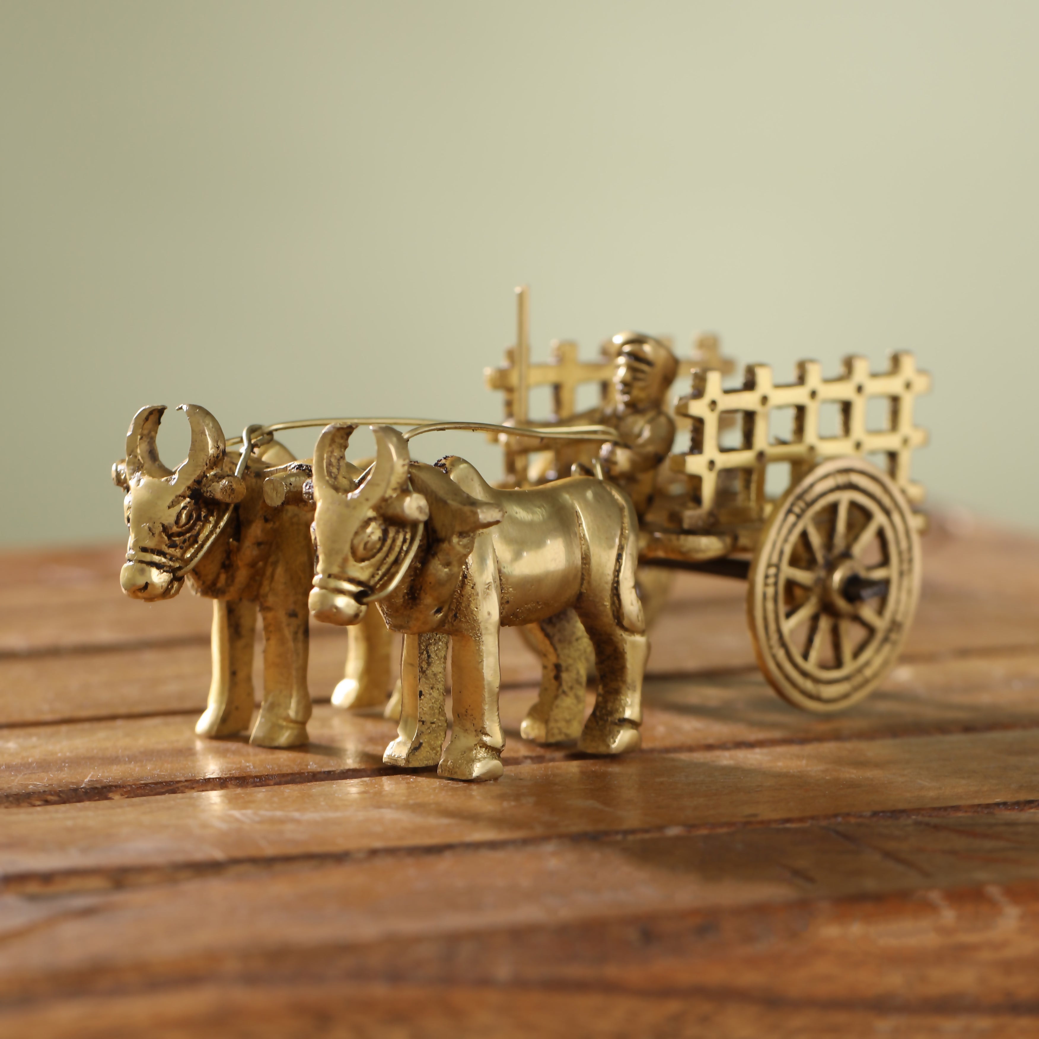 Brass Double Bullock Cart (2 Inch) – Velan Store