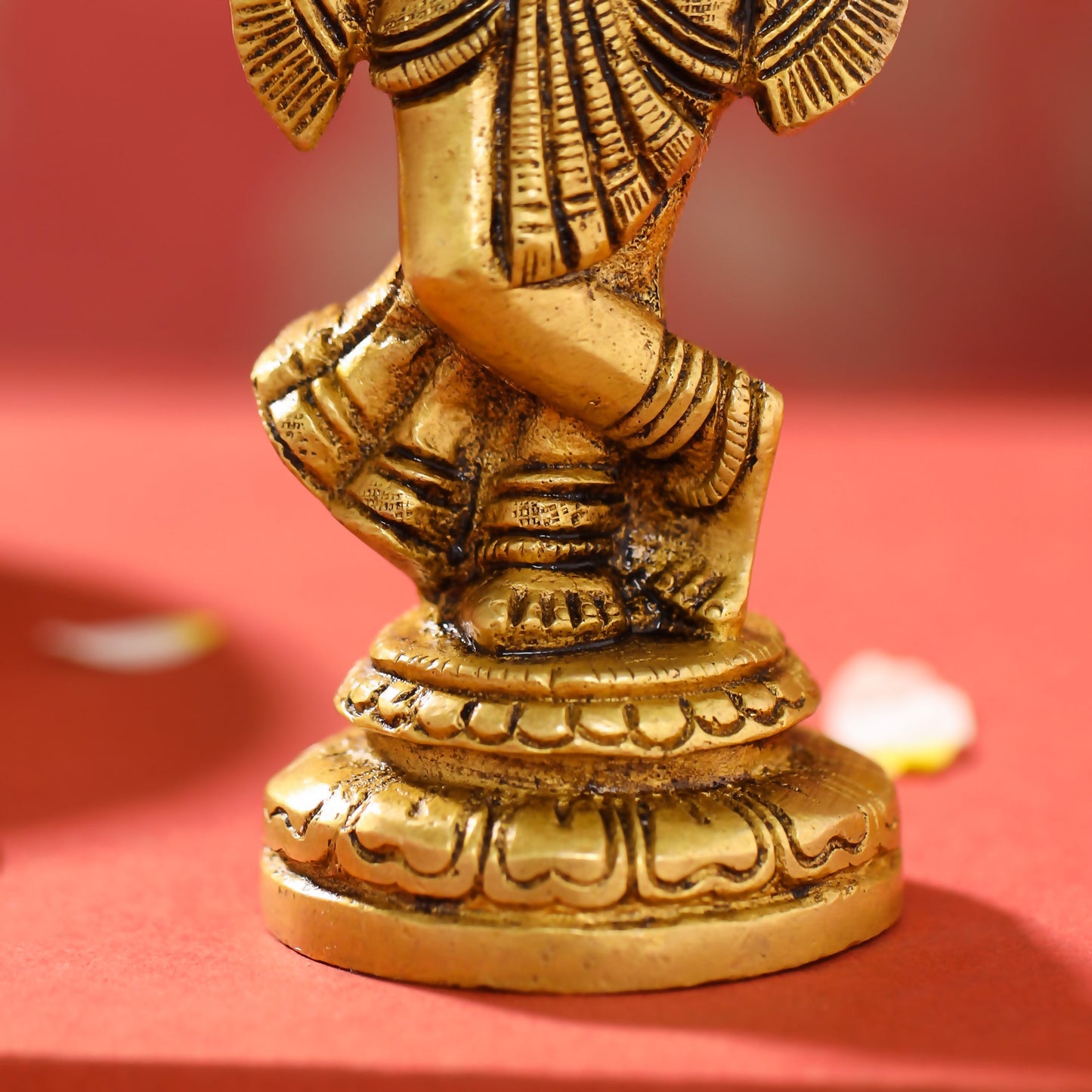 Brass Lord Krishna Idol (6.5 Inch)